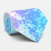 Futuristic Vaporwave Pastel Galaxy Grid ネクタイ (ロール)