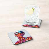 Futuristic woman portrait, sci-fi aesthetics, neon コースター (右側)