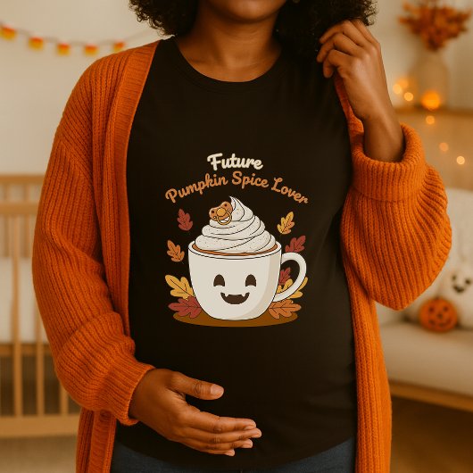 Fuuny Maternity Halloween Cozy Fall Pregnancy  Tシャツ
