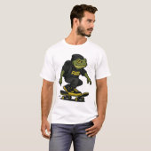 FUZI – アーバンスケーターFrogストリートウェアTシャツ Tシャツ (正面フル)