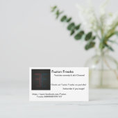 Fuzionはカードをひどく神経質にします 名刺 (スタンド正面)