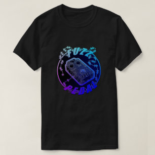 Fuzzペダル – 電気ショッ数々のクカラー青/紫色 tシャツ