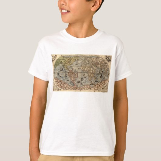 Fuzzy表現® Old Map #2 Kid Tシャツ (正面)