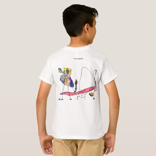 Fuzzy表現® Ops Gzilla Try 2 Angles Kid Tシャツ (裏面フル)