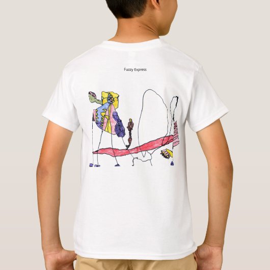 Fuzzy表現® Ops Gzilla Try 2 Angles Kid Tシャツ (裏面)