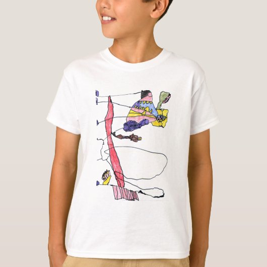 Fuzzy表現® Ops Gzilla Try 2 Angles Kid Tシャツ (正面)