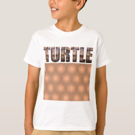 Fuzzy表現® TurtleアニマルプリントKid Tシャツ