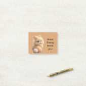 Fuzzy bunny: Some Bunny Loves You ポストイット (デスク上)
