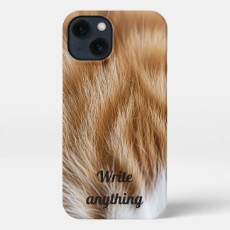 Fuzzy Cat Fur Texture Phone Case – Cozy Aesthetic  iPhone 13ケース