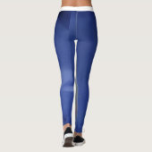 Fuzzy Color Blue Leggings Design. レギンス (裏面)