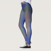 Fuzzy Color Blue Leggings Design. レギンス (左)
