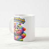 Fuzzy Colorful "Thing" コーヒーマグカップ (正面左)