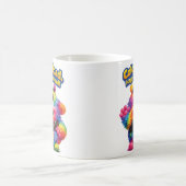 Fuzzy Colorful "Thing" コーヒーマグカップ (中央)