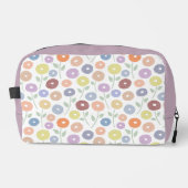 Fuzzy Flower Pattern Pastels on White ドップキット (正面)