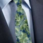 Fuzzy Greenon Denim  Diagonal Pattern ネクタイ