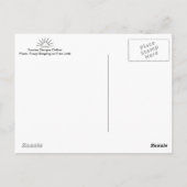 Fuzzy Sleeping on Tree Limbポストカード ポストカード (裏面)