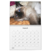 fuzzybuttsの年 カレンダー (3月 2026)