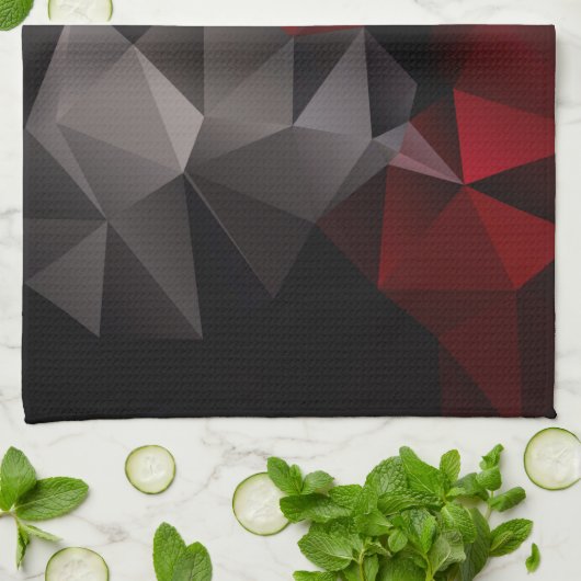 FuzzyFoxArt 3 キッチンタオル (折り畳み)