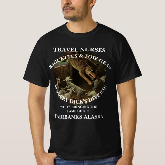 FV コーホーサーモン アラスカ お土産 旅行 バスツアー X Tシャツ (正面)