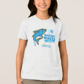 FVES "Making Waves Online" ユースTシャツ トライブレンドTシャツ (正面)
