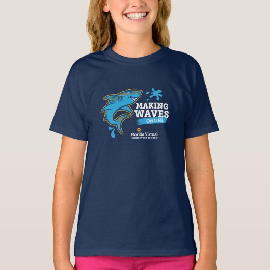 FVES "Making Waves Online" ユースTシャツ Tシャツ (正面)