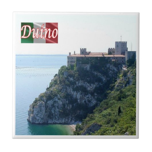 FVG002 DUINO,城,イタリア, タイル (正面)