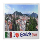 FVG005 GORIZIA I Love，イタリア， タイル (正面)