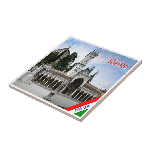 FVG022 UDINE, Piazza Liberta,イタリア, タイル (側面)