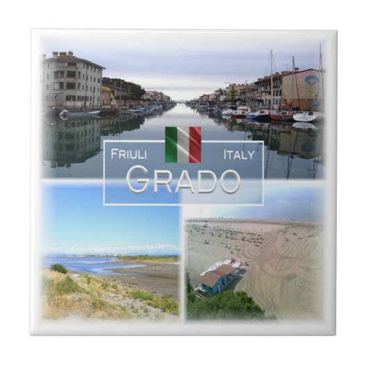 FVG031 GRADO,モザイク,イタリア, タイル (正面)
