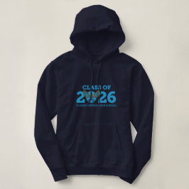 FVHSクラス2026女性フード付きスウェットシャツ パーカ