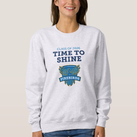 FVHS Time to Shine スウェットシャツ (アッシュ) (正面)