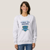 FVHS Time to Shine スウェットシャツ (アッシュ) (正面フル)
