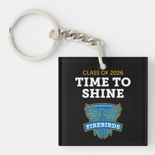 FVHS Time to Shine Keychain (Black)  キーホルダー (正面)