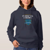 FVHS Time to Shine Women's Hoodie (Navy) パーカ (正面)