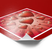 FVHWRV REDS RAYSハート愛する友情いちゃつく フォトプリント (角)