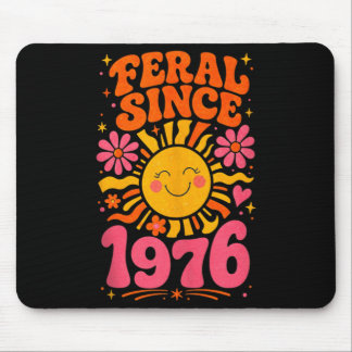 Fvibesl 1976年から レトロ太陽 - おもしろい50歳の誕生日 マウスパッド