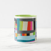 FVMQGのモダンなキルトのマグ ツートーンマグカップ (中央)