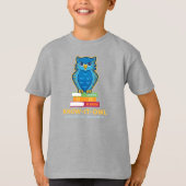 FVMS Know-It-Owl、Gray Youth T-Shirt Tシャツ (正面)