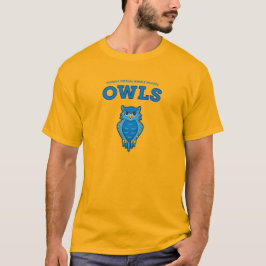 FVMS Owls、金ゴールド Tシャツ