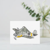 fw-190フォークオオカミ ポストカード (スタンド正面)