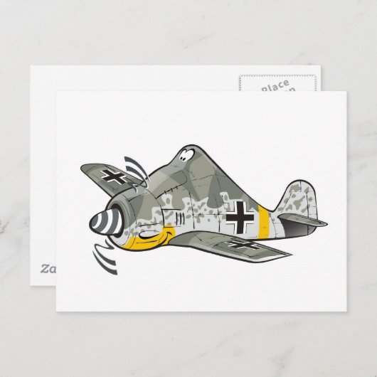 fw-190フォークオオカミ ポストカード (正面/裏面)
