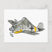 fw-190フォークオオカミ ポストカード (正面)
