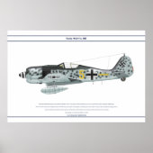 Fw-190 A-8 JG300 3 ポスター (正面)