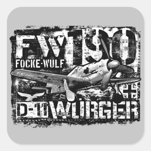Fw 190 D-11 スクエアシール (正面)