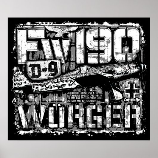Fw 190 D-9ポスター ポスター (正面)