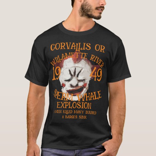FW HG マッコウクジラの爆発 CORVALLIS WILLAMETTE Tシャツ (正面)