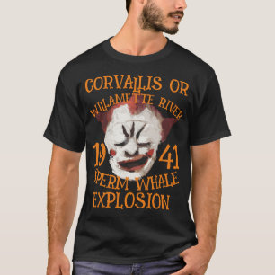 FW HG SL マッコウクジラの爆発 CORVALLIS OREGON Tシャツ
