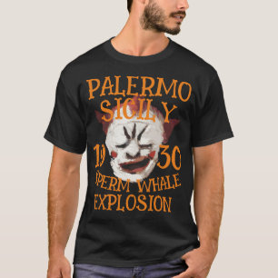FW HG SL マッコウクジラ 爆発 パレルモ シチリア島 Tシャツ