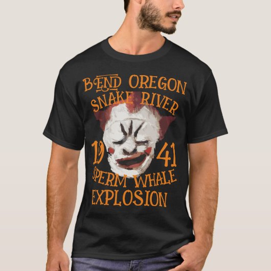 FW HG SL マッコウクジラ 爆発 BEND OREGON SNAKE Tシャツ (正面)