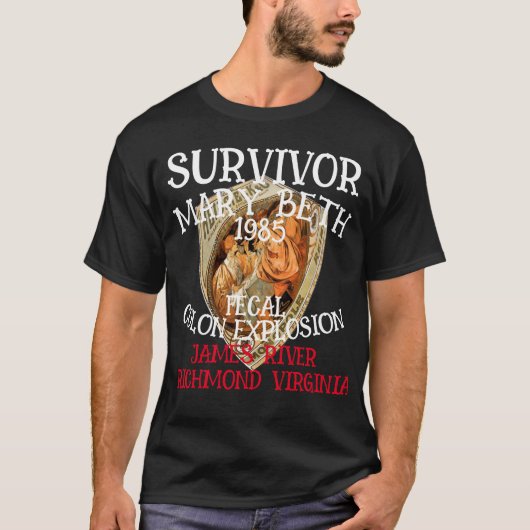 FW HG SL メアリー・ベス・フェカル・コロン・エクスプロージョン Tシャツ (正面)